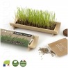 Kit de plantation Jardinière en bambou naturel avec graines