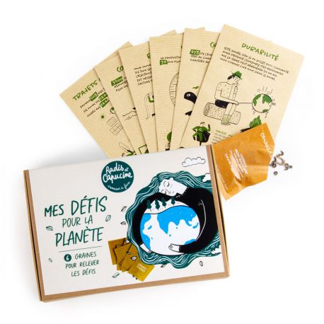 Coffret 6 sachets "Mes défis pour la Planète"