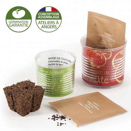 Kit de plantation micro boite de conserve