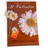 Fleur sur tige avec sachet de graines