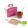 Kit de plantation Mallette de jardinage avec pot et graines